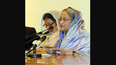 Prime Minister Sheikh Hasina in her press conference