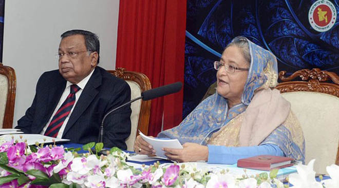 বৃহস্পতিবার পররাষ্ট্র মন্ত্রণালয় পরিদর্শনে যান প্রধানমন্ত্রী শেখ হাসিনা
