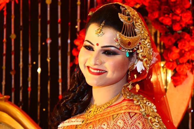 নববধূ অরণি। ছবি- প্রেসমিট