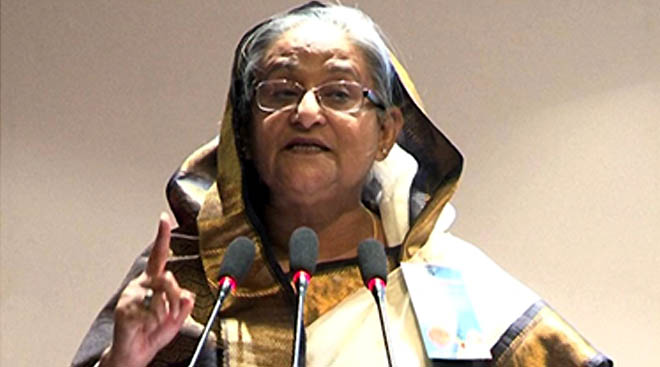 প্রধানমন্ত্রী শেখ হাসিনা আজ রোববার বিকেলে রাজধানীর কৃষিবিদ ইনস্টিটিউট মিলনায়তনে বক্তব্য দেন।