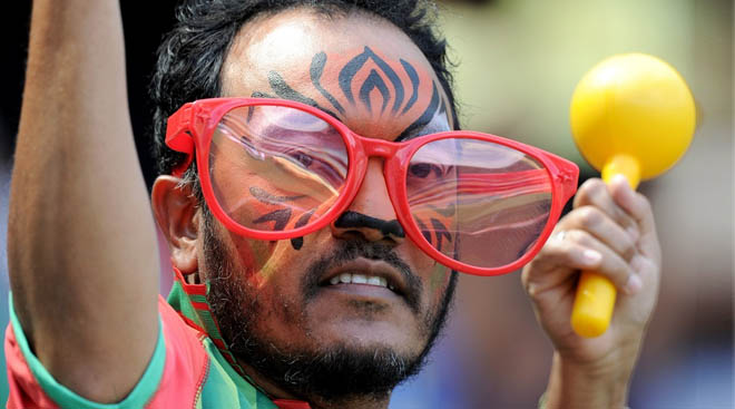 মাঠে সাপোর্টাররা দলকে দিয়ে গেছেন অকুণ্ঠ সমর্থন - এএফপি