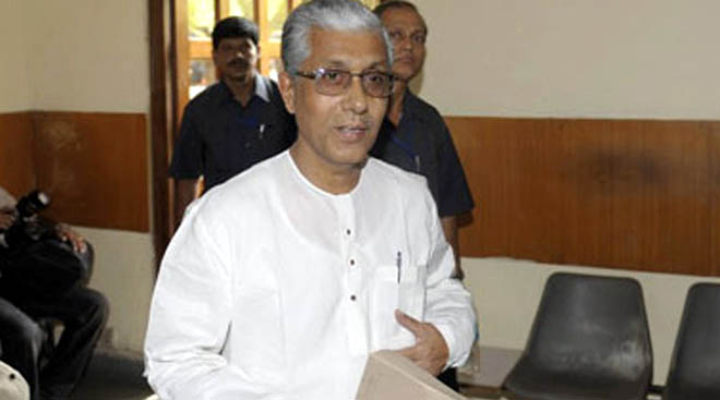 ত্রিপুরা রাজ্যের মুখ্যমন্ত্রী মানিক সরকার। ছবি : এএফপি