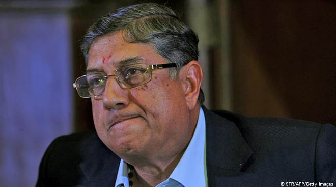 ফেঁসে যাচ্ছেন আইসিসি চেয়ারম্যান শ্রীনিবাসন! গেটি ইমেজ
