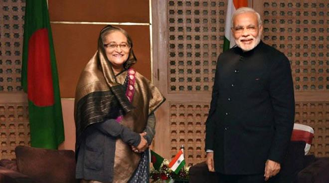 ফোনে হাসিনাকে খুশির খবর জানালেন মোদি